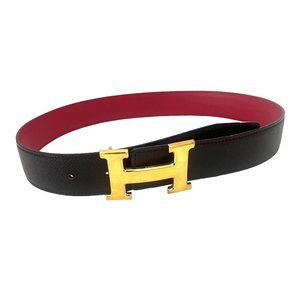 HERMES Constance Reversible H Belt #1332